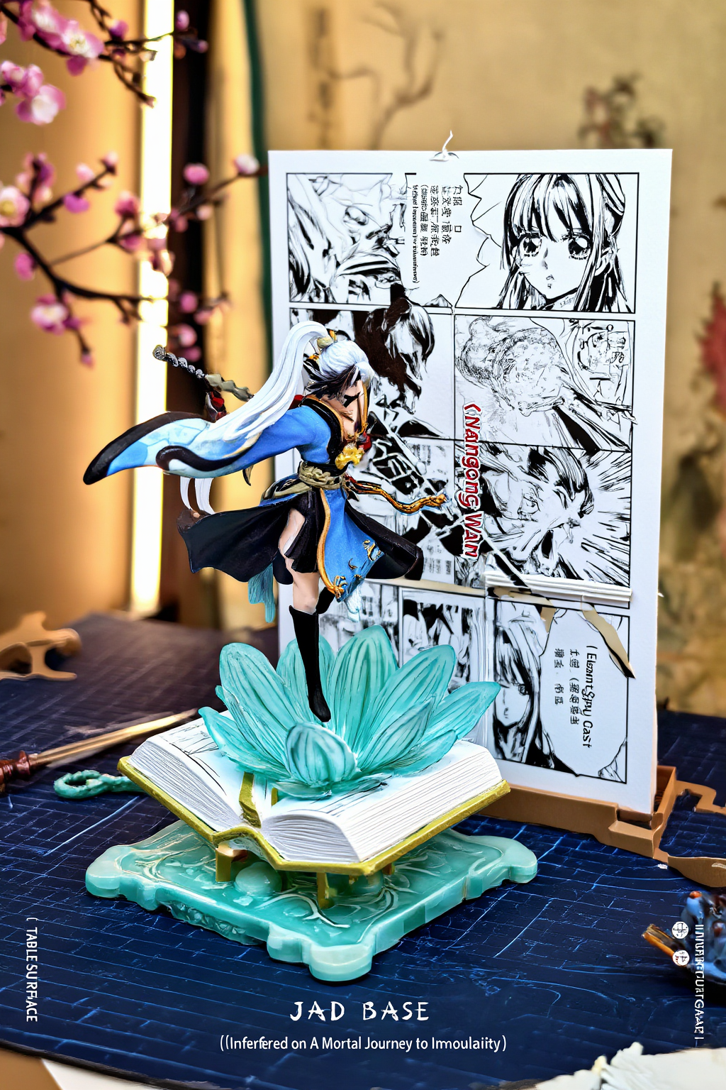 Pop-Up Book 风格 05｜凡人修仙传：海外风云 Pop-Up Book 风格 AI 生图提示词指南