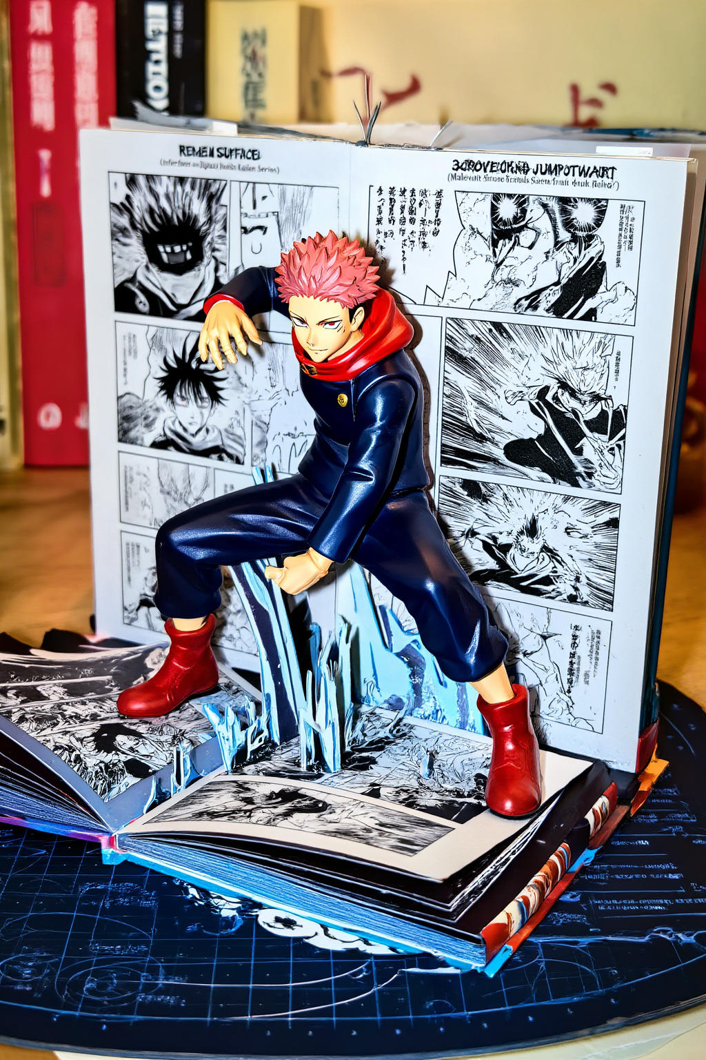 Pop-Up Book 风格 ｜咒术回战 Pop-Up Book 风格 AI 生图提示词指南